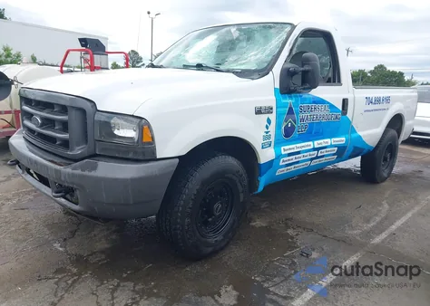 2004 Ford F-250 Xl/Xlt из США, поврежденный, VIN 1FTNF20LX4EC78522